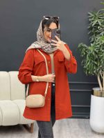 مانتو جیب نما بغل سه دکمه کد 4951 - تصویر 25