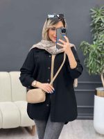 مانتو دو جیب زاپ دار لونا کد 4949 - تصویر 10