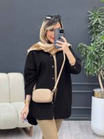 مانتو دو جیب زاپ دار لونا کد 4949 - تصویر 8