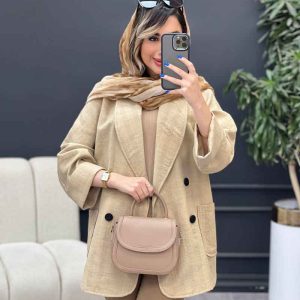 مانتو چهار دکمه دو جیب رویال کد 4939