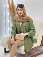 مانتو دو جیب ماهسو کد 4952 - تصویر 15