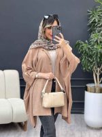 شومیز آستین کیمینو دکمه چوبی کد 4861 - تصویر 15