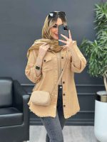 مانتو آستین پیله پایین ریش کد 4946 - تصویر 11