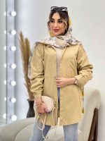 مانتو کتان دو جیب پرند کد 4950 - تصویر 24
