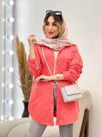 مانتو کتان دو جیب پرند کد 4950 - تصویر 27