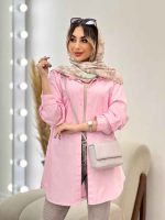 مانتو کتان دو جیب پرند کد 4950 - تصویر 5