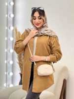 مانتو کتان دو جیب پرند کد 4950 - تصویر 14