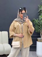 مانتو جیب پیله ریش دار کد 4947 - تصویر 4