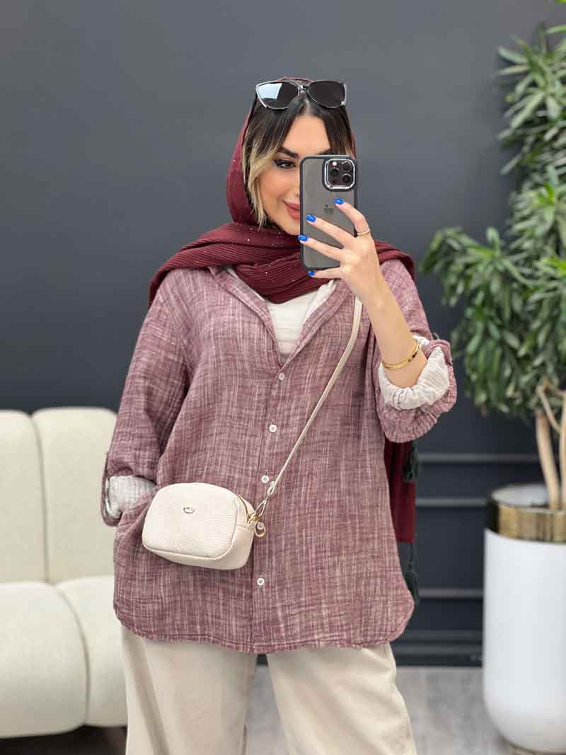 IMG_4171 مانتو لینن آبرنگی آستین پاگن کد 4904