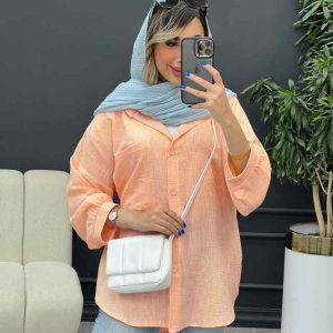 مانتو آستین پیله تک جیب کد 4931