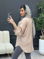مانتو آستین پیله تک جیب کد 4931 - تصویر 11