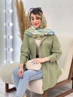 مانتو لینن رنگی دو جیب هانا کد 4937 - تصویر 21