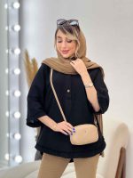 مانتو جلو بسته دو دکمه کد 4959 - تصویر 8