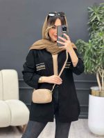 مانتو جیب گلدوزی پایین هلال کد 4933 - تصویر 9