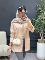 مانتو جیب گلدوزی پایین هلال کد 4933 - تصویر 6