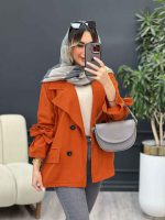 مانتو چهار دکمه آستین بند دو جیب کد 4943 - تصویر 16