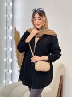 مانتو کتان دو جیب پرند کد 4950 - تصویر 15
