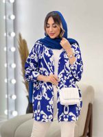 شومیز طرح دار آتیلا کد 4971 - تصویر 11