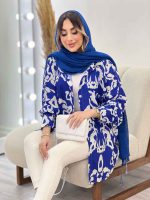 شومیز طرح دار آتیلا کد 4971 - تصویر 15