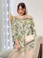 شومیز طرح دار آتیلا کد 4971