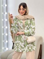 شومیز طرح دار آتیلا کد 4971 - تصویر 16