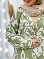 شومیز طرح دار آتیلا کد 4971 - تصویر 5