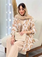 شومیز طرح دار آتیلا کد 4971 - تصویر 4