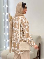 شومیز طرح دار آتیلا کد 4971 - تصویر 9