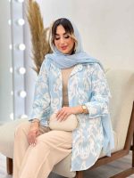 شومیز طرح دار آتیلا کد 4971 - تصویر 8