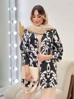 شومیز طرح دار آتیلا کد 4971 - تصویر 2