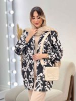 شومیز طرح دار آتیلا کد 4971 - تصویر 7
