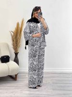 ست شومیز و شلوار طرح پلنگی کد 4910 - تصویر 11