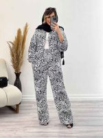 ست شومیز و شلوار طرح پلنگی کد 4910 - تصویر 7