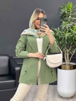 مانتو لینن سر شانه ژیله کد 4815 - تصویر 19