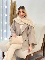 مانتو پانچ دو دکمه کد 4809 - تصویر 27