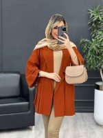 مانتو لینن جیب پاگن کد 4858 - تصویر 16
