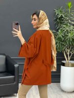 مانتو لینن جیب پاگن کد 4858 - تصویر 11