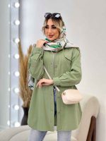 مانتو دو جیب پیله کد 4907 - تصویر 2