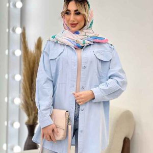 مانتو دو جیب پیله کد 4907