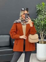 مانتو لینن سر شانه ژیله کد 4815 - تصویر 4