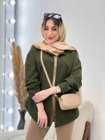 مانتو دو جیب ترنگ کد 4771 - تصویر 7