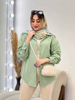 مانتو دو جیب ترنگ کد 4771 - تصویر 2