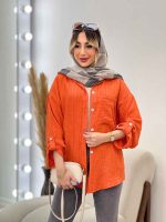 شومیز تک جیب نلی کد 4785