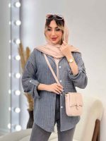 شومیز تک جیب نلی کد 4785 - تصویر 8