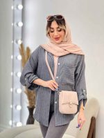 شومیز تک جیب نلی کد 4785 - تصویر 4