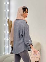 شومیز تک جیب نلی کد 4785 - تصویر 10