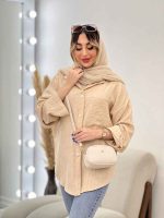 شومیز تک جیب نلی کد 4785 - تصویر 3