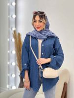 شومیز تک جیب نلی کد 4785 - تصویر 2