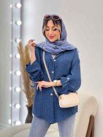 شومیز تک جیب نلی کد 4785 - تصویر 12