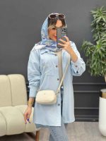 مانتو لینن تک جیب گلدوزی کد 4775 - تصویر 17